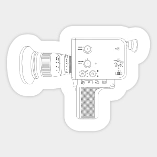 Cine Camera Sticker